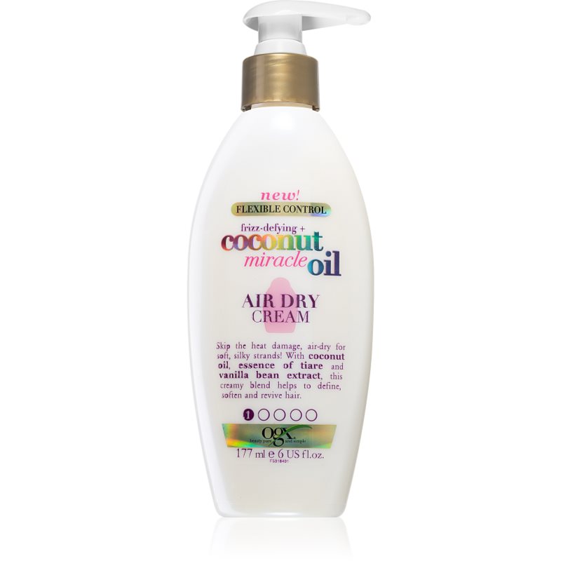 OGX Coconut Miracle Air Dry Cream, 177 ml