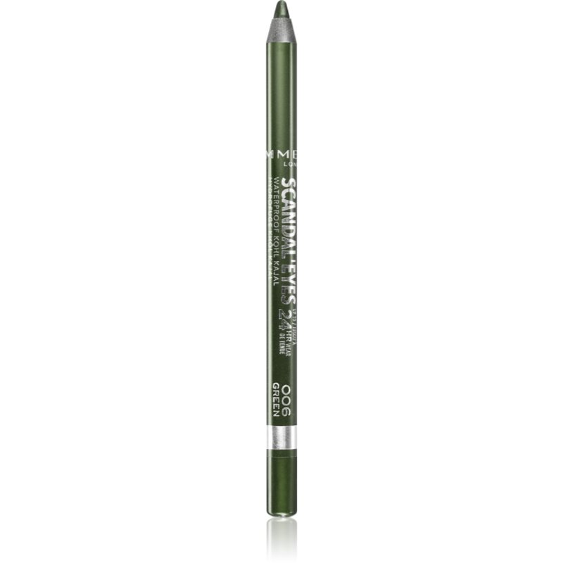 Rimmel London London Scandal Eyes Kajal 24HR kredka do oczu 1,3 g dla kobiet 006 Green