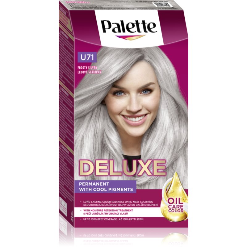 Schwarzkopf farba Deluxe Oil-Care U71 Mroźne Srebro