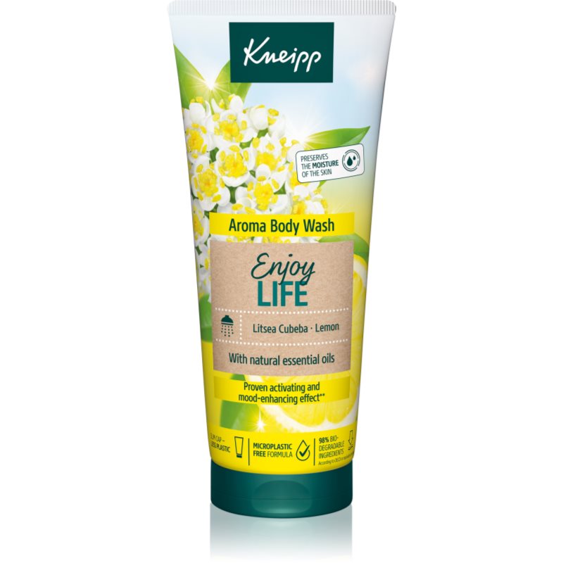 Kneipp Body Wash Enjoy Life May Chang & Lemon żel pod prysznic 200 ml