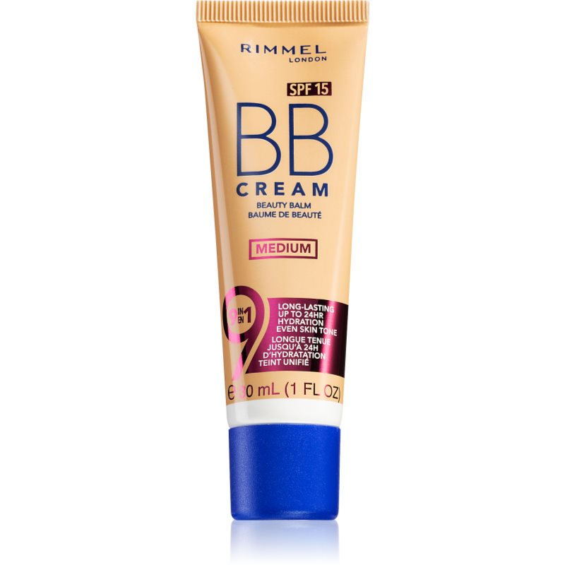 Rimmel London London BB Cream 9in1 SPF15 krem bb 30 ml dla kobiet Medium
