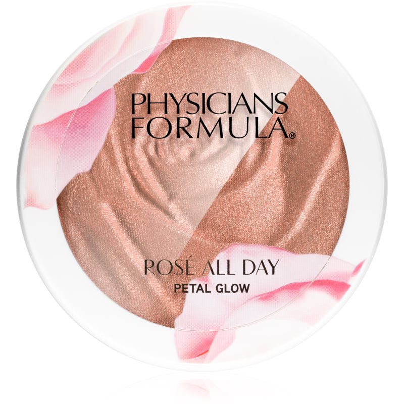 Physicians Formula Puder rozświetlający - Rose´ All Day Petal Glow z luksusową formułą, Petal Pink, 1 opakowanie PF11124E