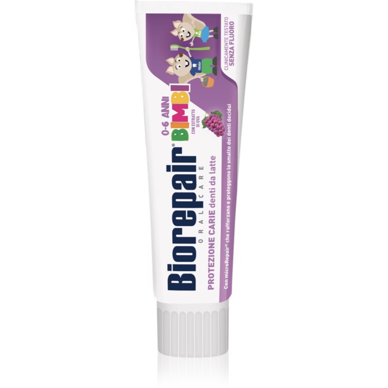 Biorepair Kids pasta do zębów dla dzieci 0-6 lat Winogrona 50ml