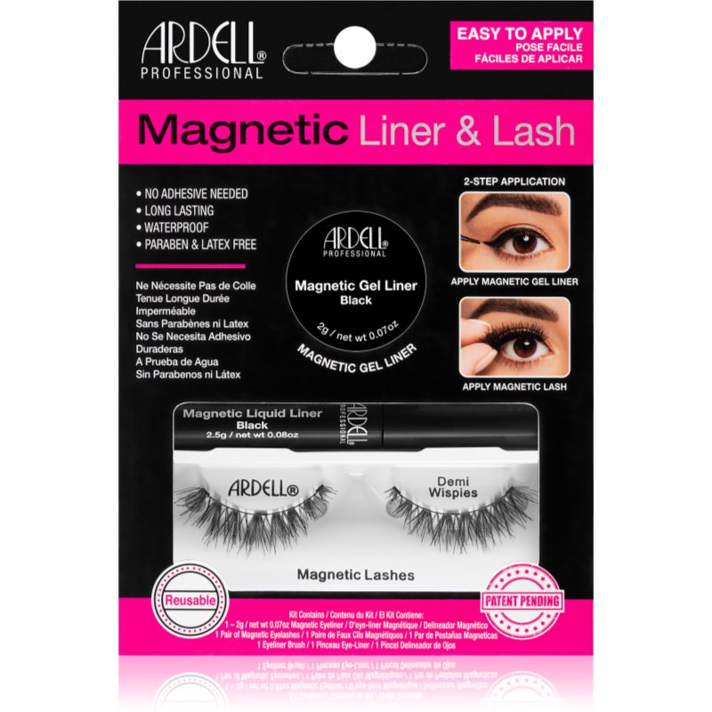 Ardell Magnetic Liner & Lash Demi Wispies 1 szt Sztuczne rzęsy Black