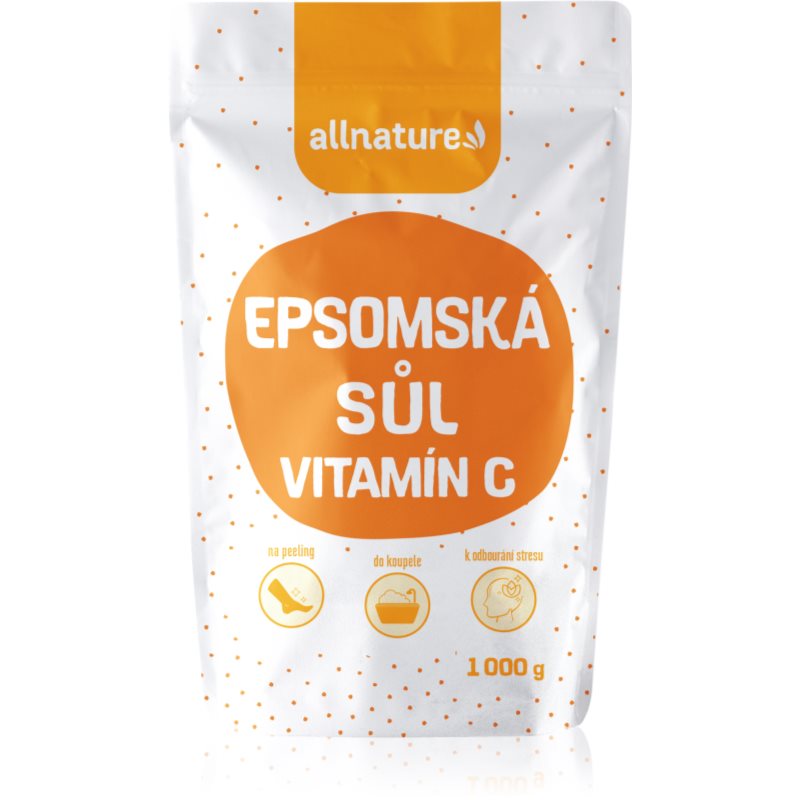 Allnature Allnature Epsom Salt Vitamin C sól do kąpieli 1000 g unisex