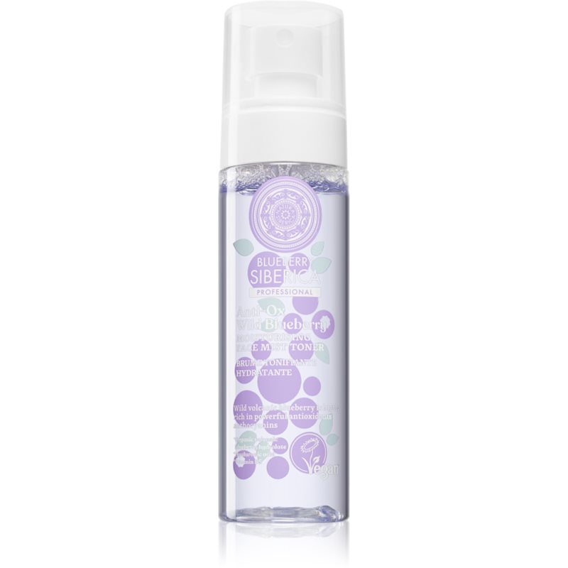 Natura Siberica Blueberry Siberica wegański nawilżający tonik-mgiełka do twarzy 100ml
