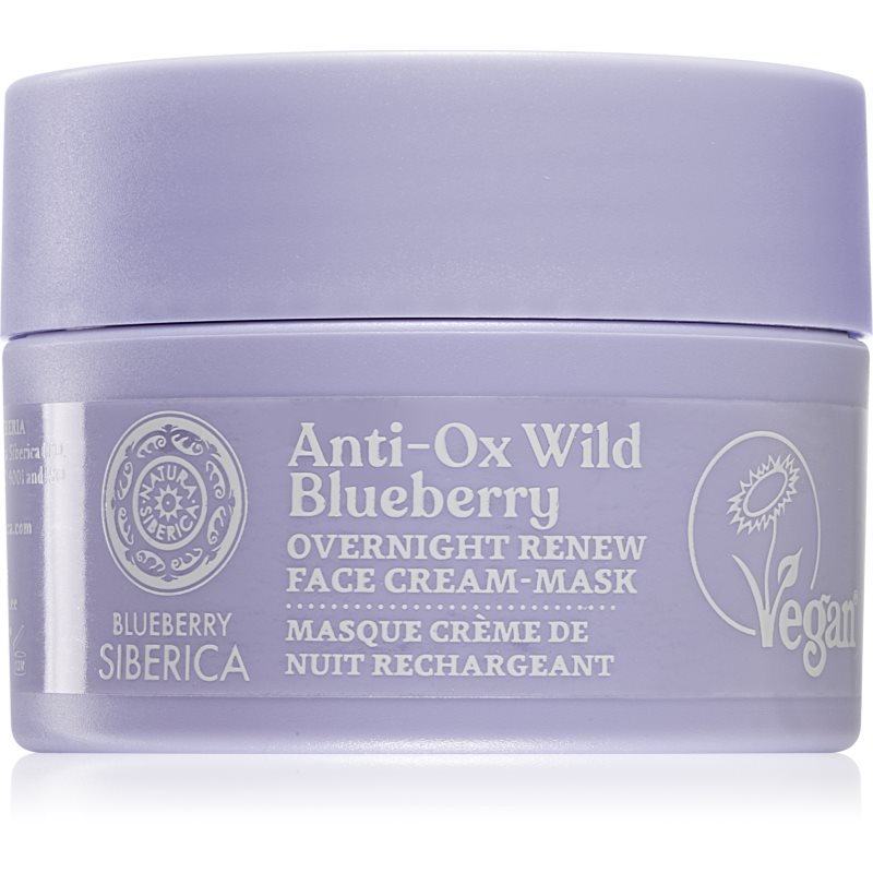 NATURA SIBERICA - BLUEBERRY SIBERICA - Anti-Ox Wild Blueberry - Odmładzający krem-maska do twarzy na noc - 50 ml
