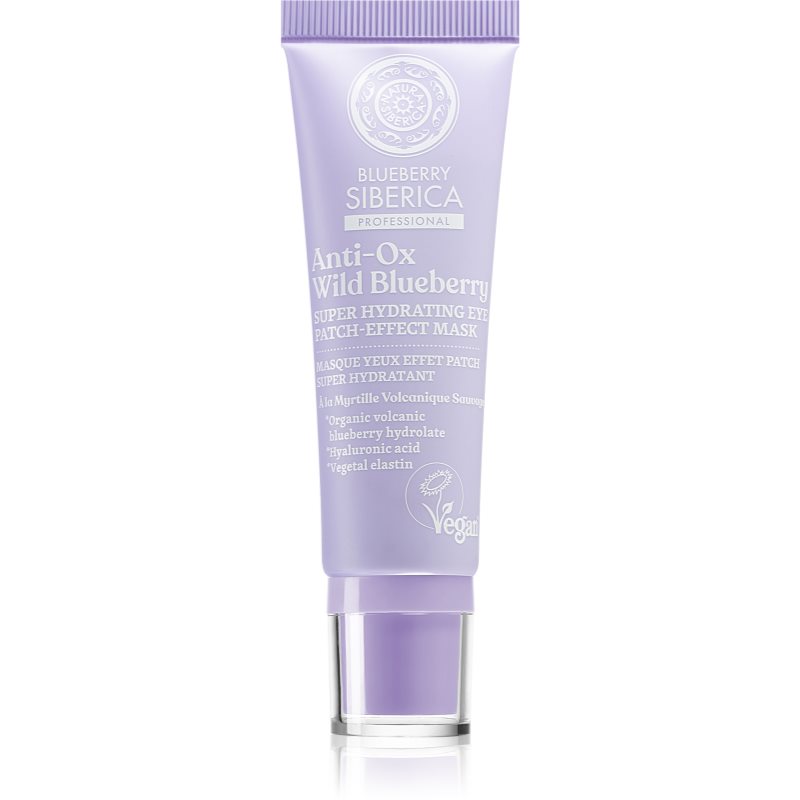 Natural Siberian TOOTHPASTE Wegańska supernawilżająca maska pod oczy 30ml BLUEBERRY SIBERICA