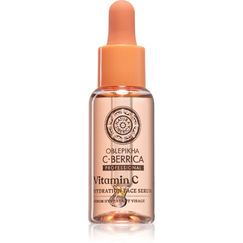 Natural Siberian TOOTHPASTE Wegańskie nawadniające serum do twarzy z witaminą C i polisacharydami 30ml OBLEPIKHA C-BERRICA