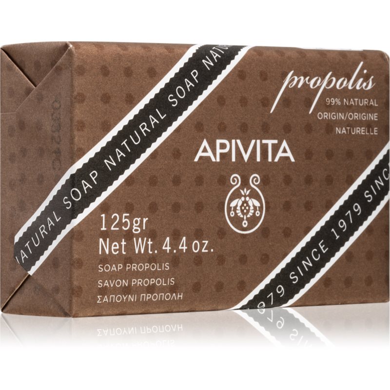 Apivita Natural Soap Propolis mydło oczyszczające w kostce 125 g