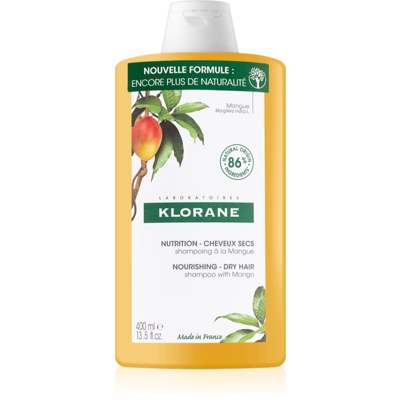 Klorane szampon do włosów z mango 400 ml nowa formuła