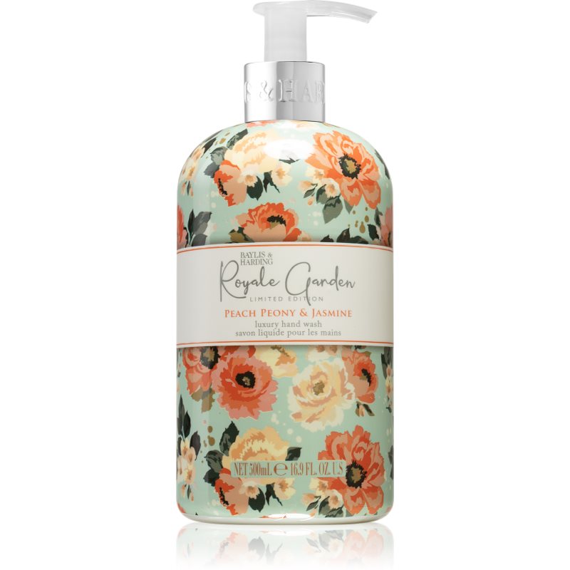 Baylis & Harding Royale Garden Peach Peony & Jasmine mydło w płynie 500 ml dla kobiet