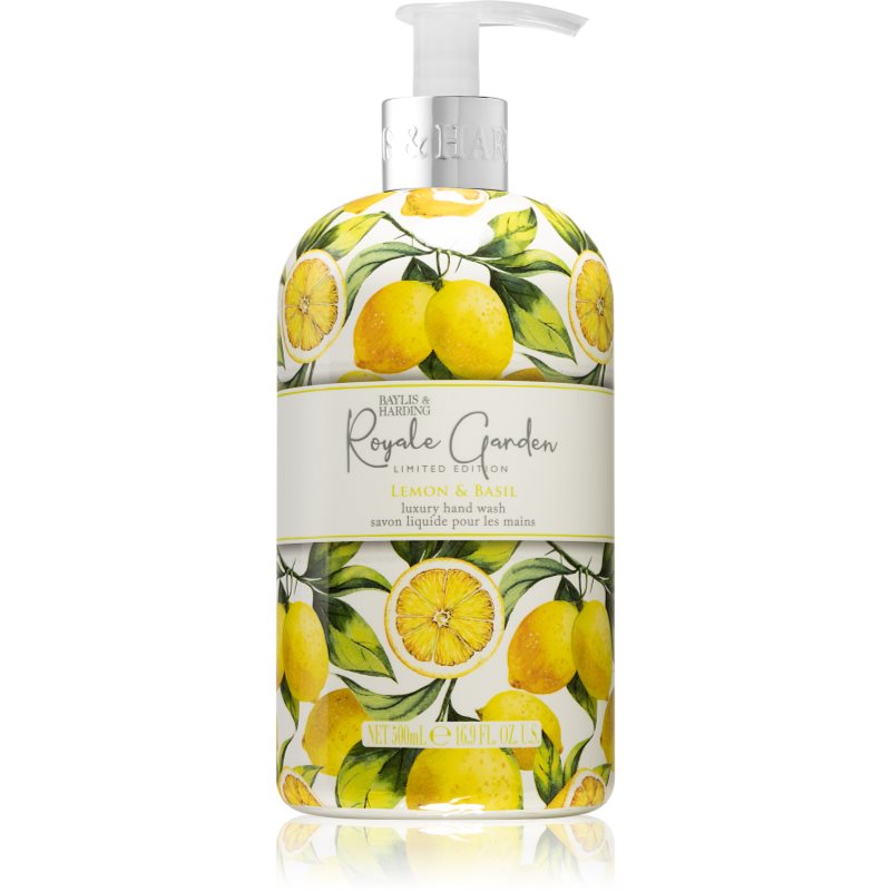 Baylis & Harding Royale Garden Lemon & Basil mydło w płynie 500 ml dla kobiet