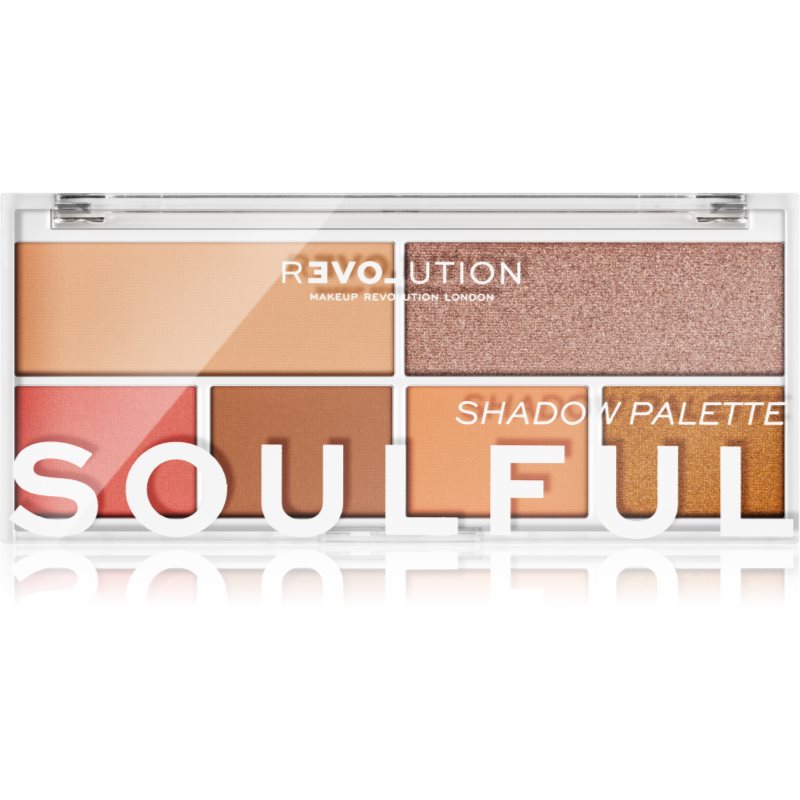 Makeup Revolution Paleta cieni do powiek Relove Colour Play Shadow Palette) 5,2 g Cień Soulful)