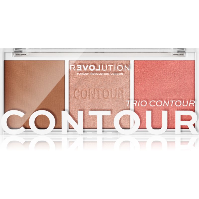 Makeup Revolution Relove Trio Color Play Palette) 6 g Cień Trio Sugar)