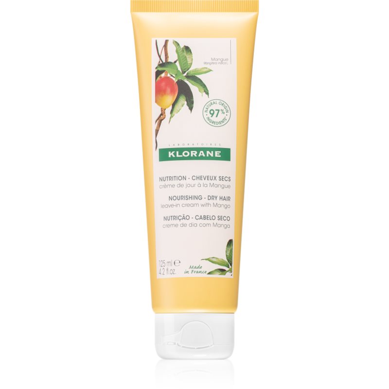 Klorane krem-odżywka z masłem mango bez spłukiwania, 125 ml