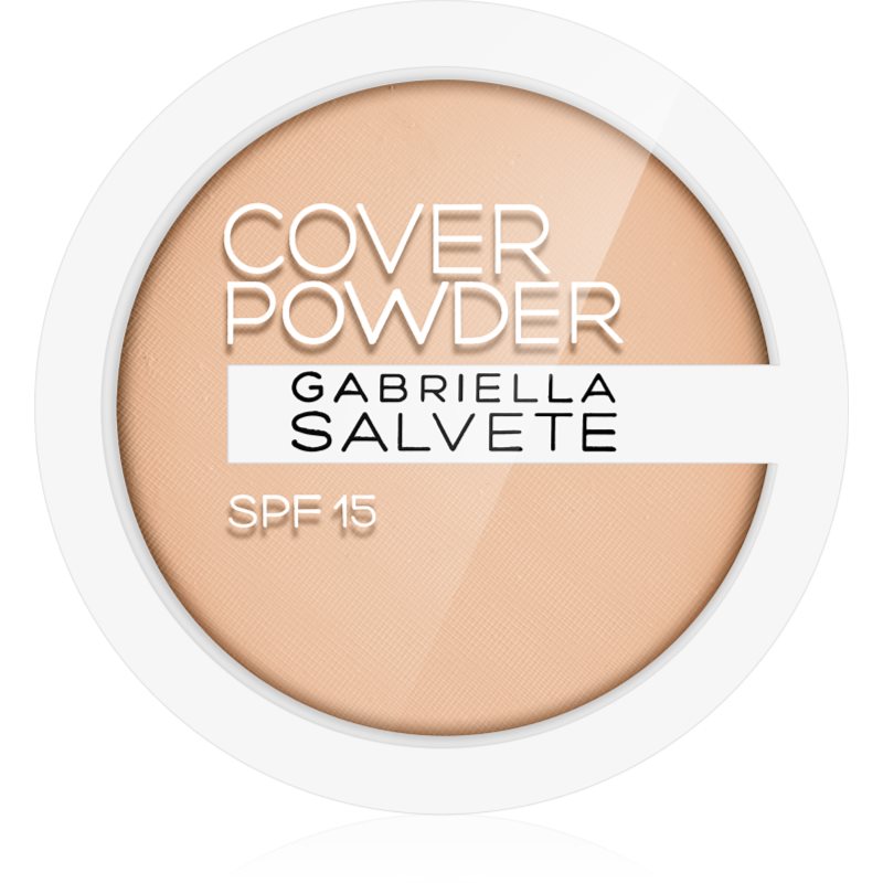 Gabriella Salvete Cover Powder SPF15 puder 9 g dla kobiet 02 Beige