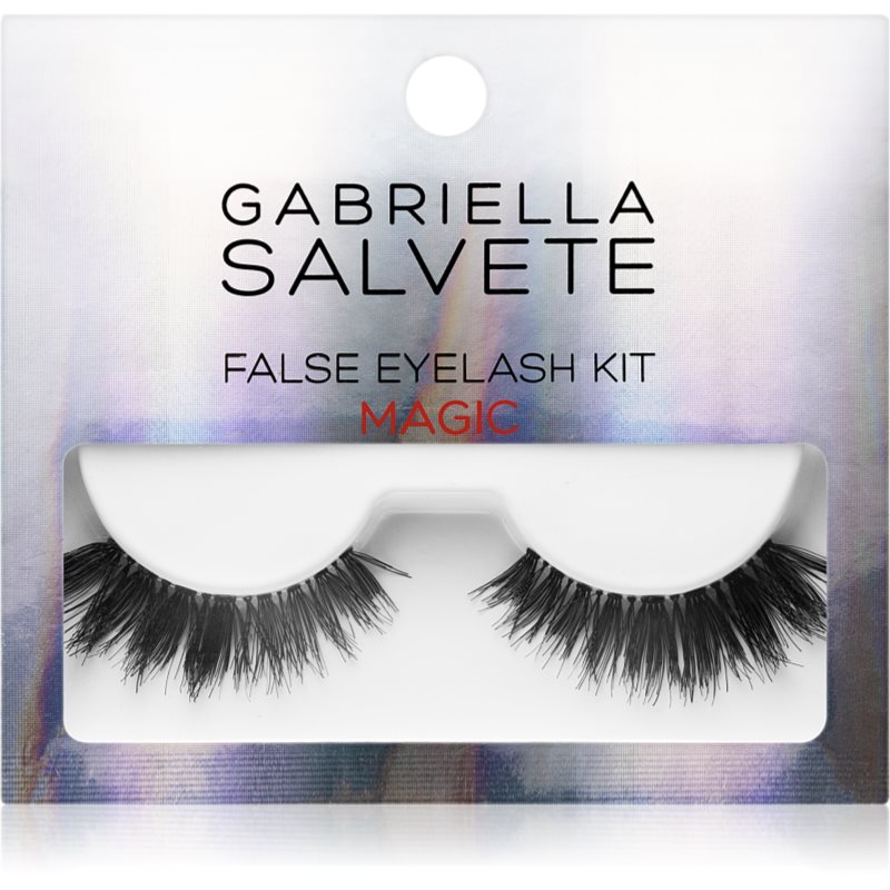 Gabriella Salvete Gabriella Salvete False Eyelashes zestaw Sztuczne rzęsy 1 para + Klej do rzęs 1 g dla kobiet Magic