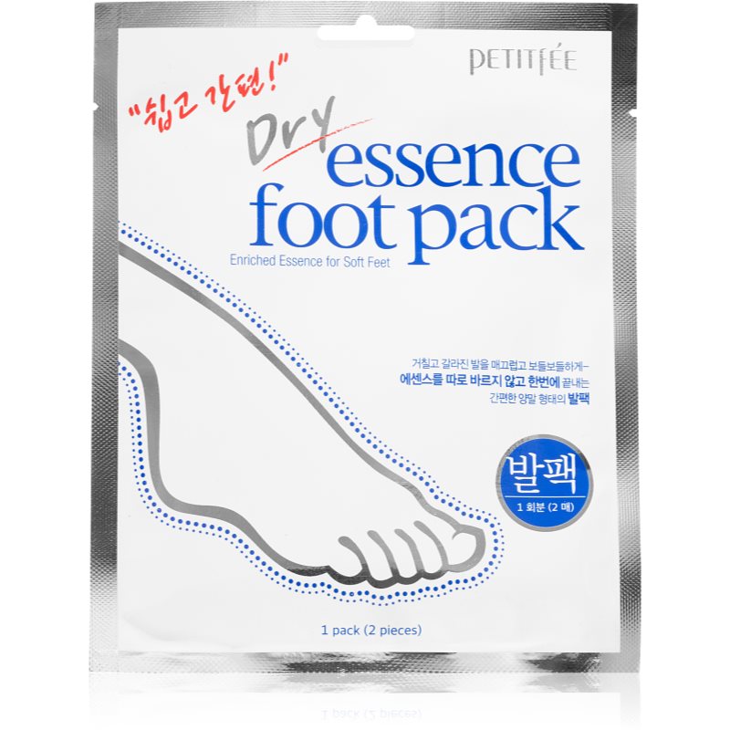 Petitfee Dry Essence Foot Pack Maska do stóp 2 szt