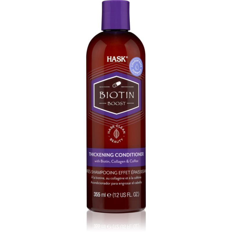 HASK Hask HASK Biotin preparat do zwiększania grubości włosów, 12 fl. uncje. HA34355