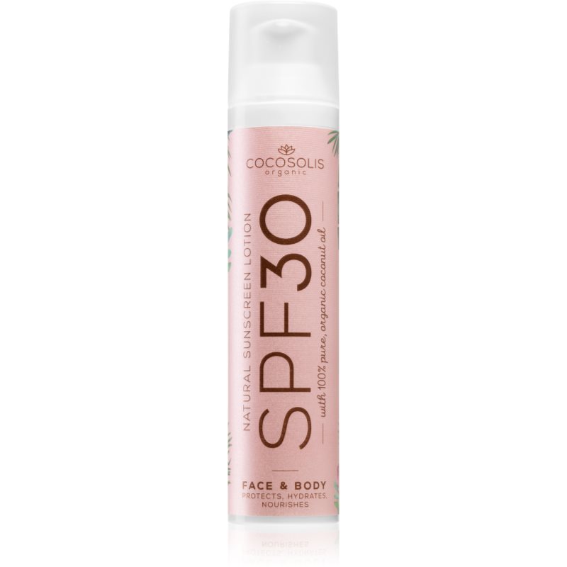 COCOSOLIS COCOSOLIS Natural Sunscreen Lotion SPF30 krem do opalania o działaniu nawilżającym 100 ml