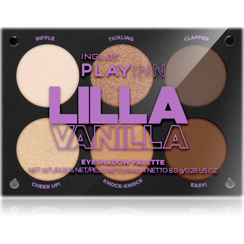 Inglot Paleta cieni do powiek Playinn Lilla Vanill