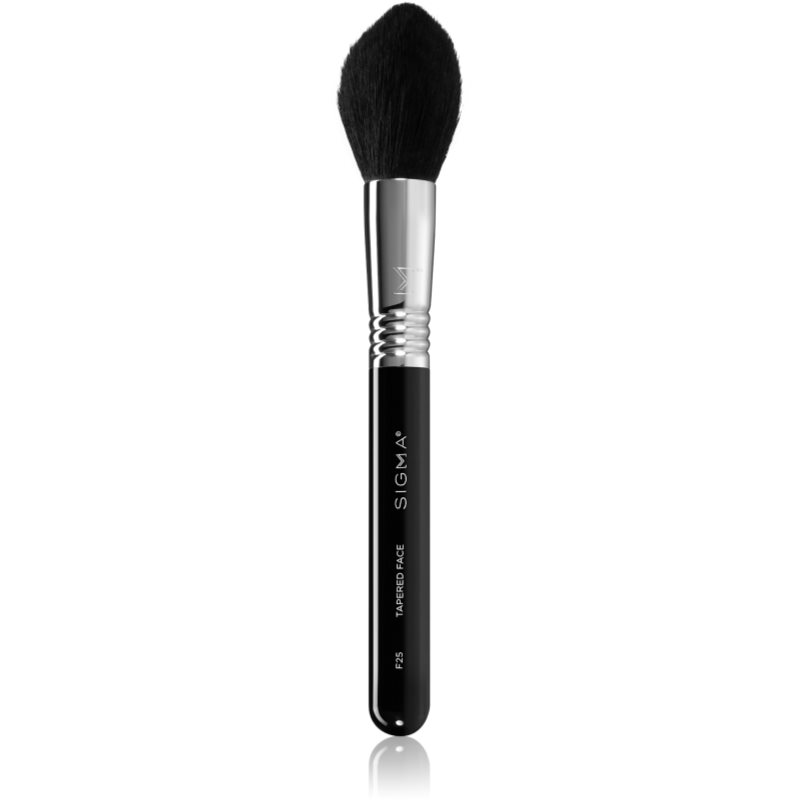 Sigma F25 - Tapered Face - Pędzel do pudrów, bronzerów i róży SGF25
