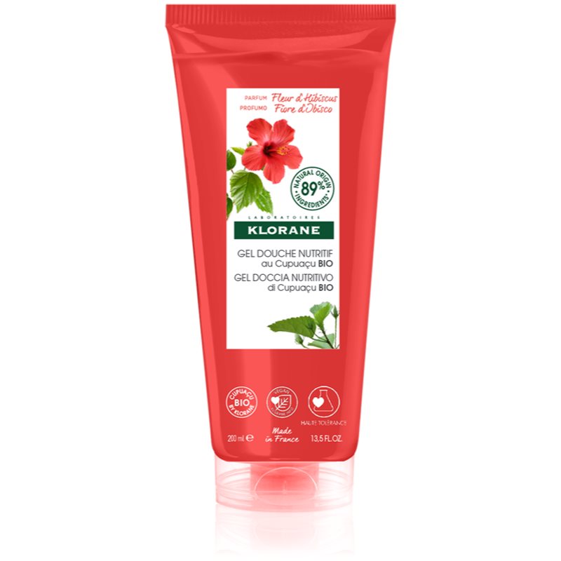 Klorane Odżywczyżel pod prysznic Organic Hibiskus Nourish ing Shower Gel) Objętość 200 ml)