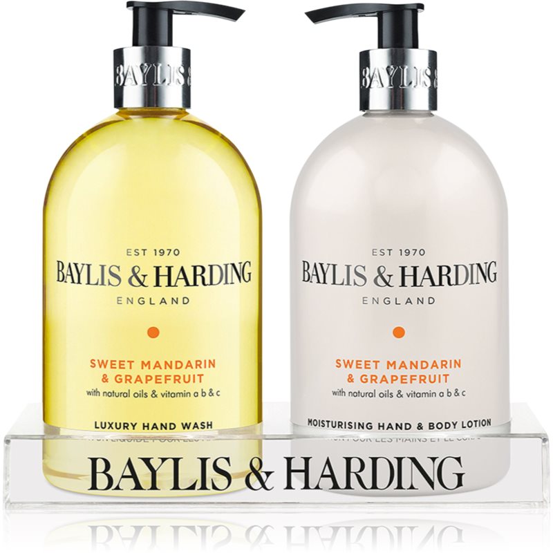 Baylis & Harding baylis i harding Mosaic Bottle zestaw ręczników 2 X Wash and balsam do rąk 500 ML w Clear Stand BM2BTL