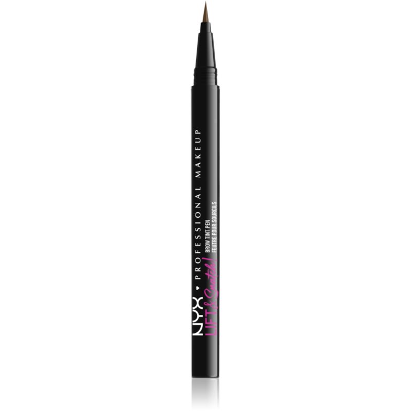 NYX Professional Makeup Professionel Makeup - LIFT & Snatch! Brow Tint Pen - Pisak do brwi - 1 ml - BRUNETTE
