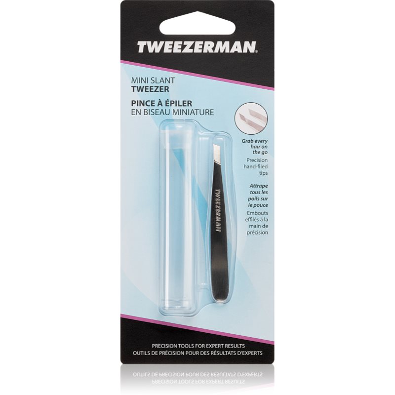 top Tweezerman Mini Slant Tweezer Classic Stainless