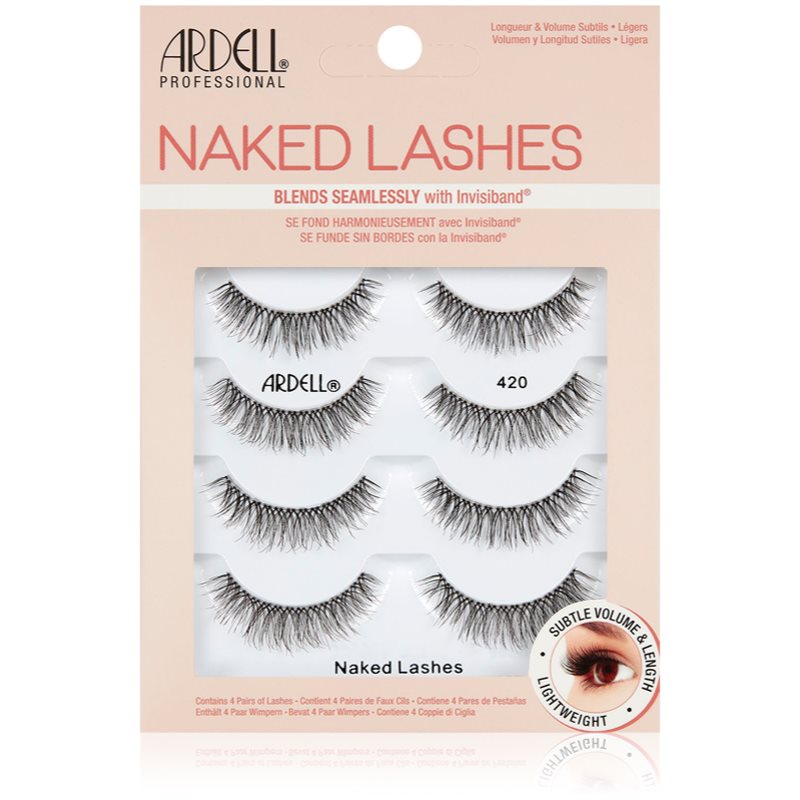 Ardell Naked Lashes 420 sztuczne rzęsy 4 szt dla kobiet Black