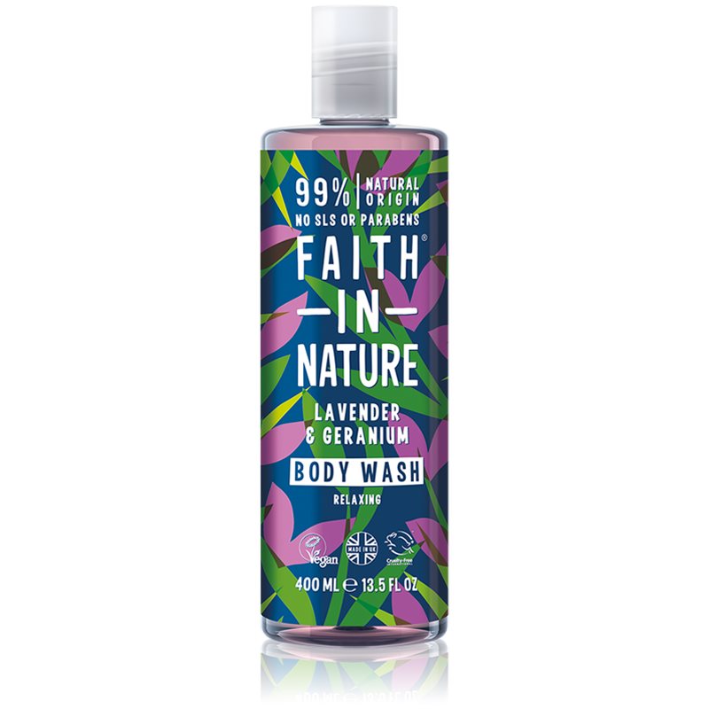 Faith In Nature Relaksujący naturalnyżel pod prysznic Levandule Body Wash) Objętość 400 ml)