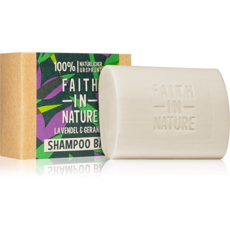 Faith In Nature Levandule i pelargonia Shampoo Bar) 85 g