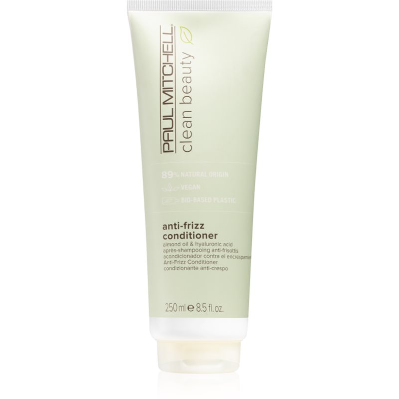 Paul Mitchell Clean Beauty Smooth Anti-Frizz Conditioner wegańska odżywka do pielęgnacji zniszczonych włosów, pielęgnacja włosów z olejkiem migdałowym 250 ml 121152