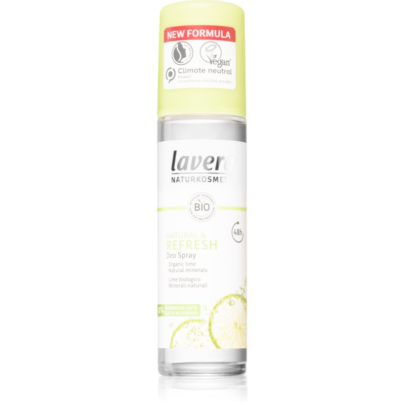 Lavera Orzeźwiającydezodorant w sprayu o zapachu limonki Refresh Deo Spray) 75 ml