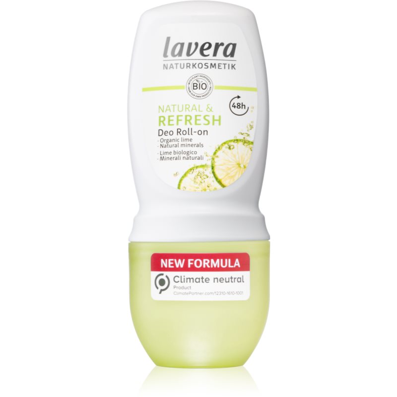 Lavera Orzeźwiającydezodorant w kulce o zapachu limonki Refresh Deodorant Roll on) 50 ml