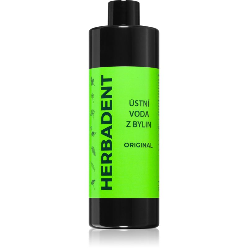 Herbadent Original ziołowy płyn do płukania ust Objętość 400 ml)