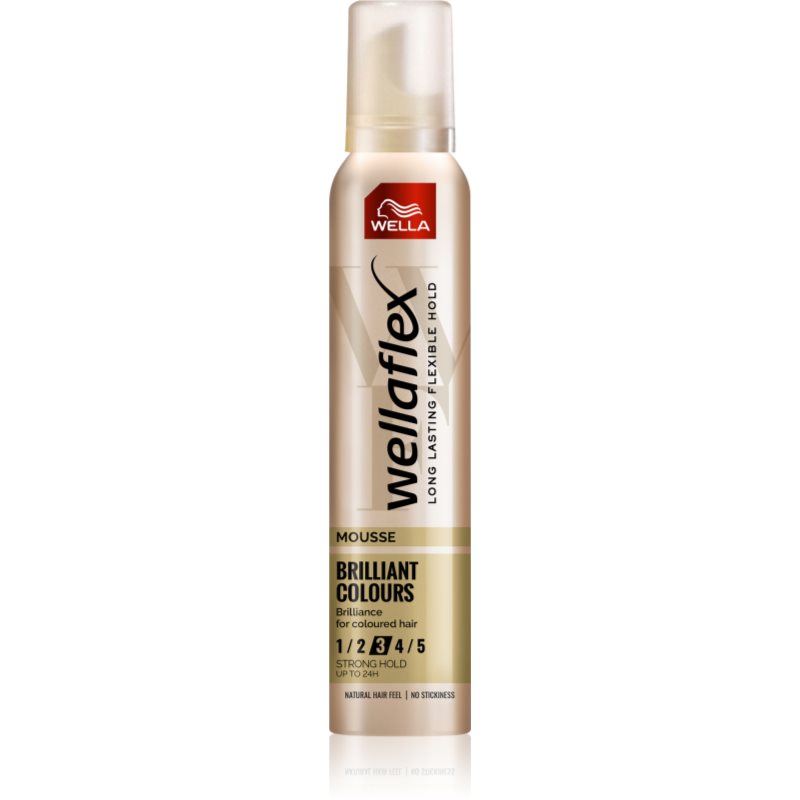Wella Wellaflex Pianka Lśniący Kolor Mocno Utrwalająca 200ml