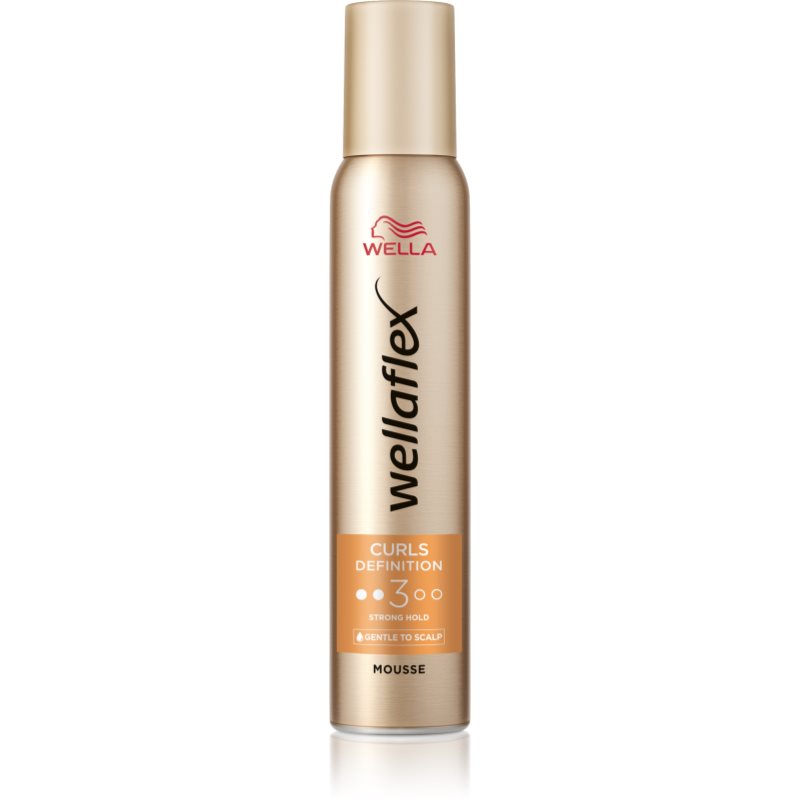 WELLA - Wellaflex - Curls & Waves Mousse - 3 Strong Hold - Pianka do włosów kręconych - 200 ml