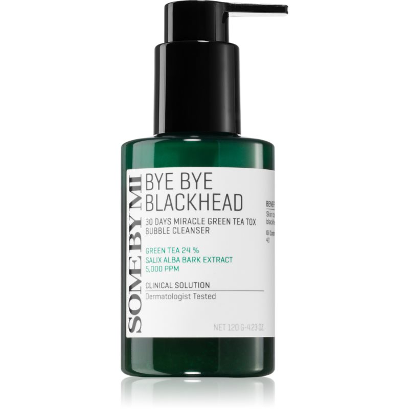 Some By Mi SomeByMi Bye Bye Blackhead 30 days green tea Pianka do mycia twarzy 120g 50109-uniw