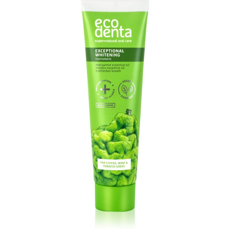 ECODENTA - WYBIELAJĄCA PASTA DO ZĘBÓW z bergamotką, olejkiem z cytryny i kalidentem, 100 ml pz34