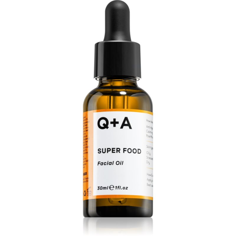 Q+A Odżywczy olejek do twarzy Super Food 30.0 ml