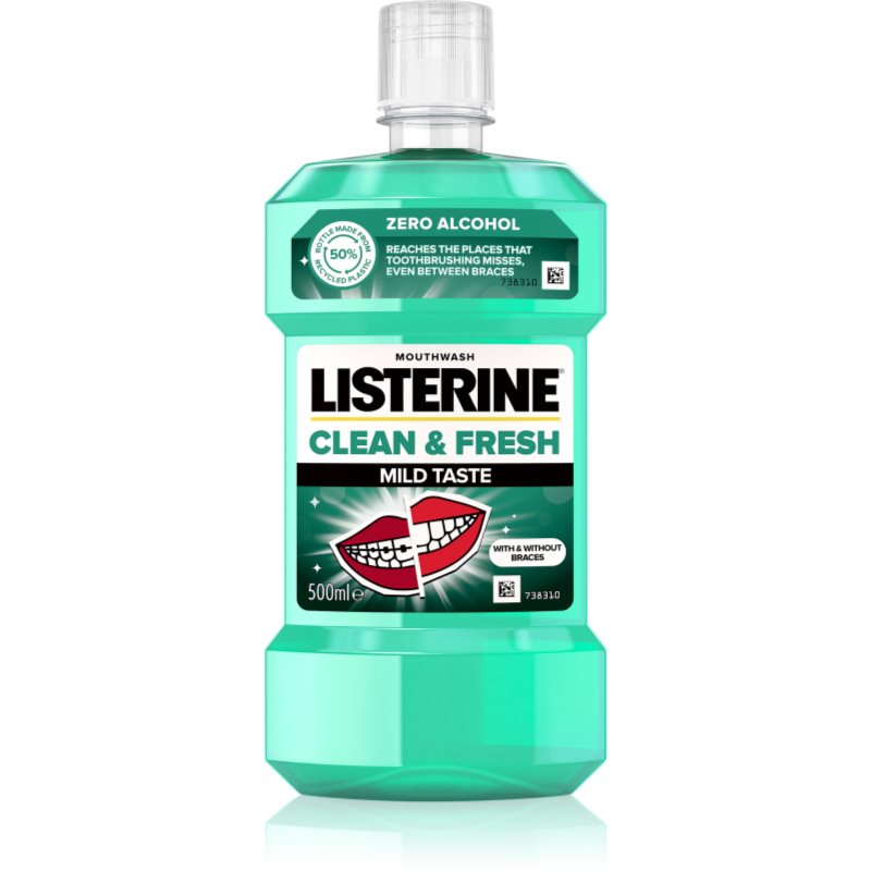 Listerine Listerine - Płyn do płukania jamy ustnej Clean & Fresh 500ml