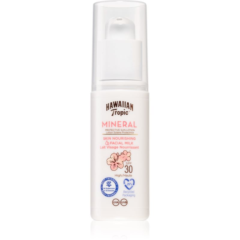 Hawaiian Tropic Hawaiian Tropic Mineral Skin Nourishing Facial Milk SPF30 preparat do opalania twarzy 50 ml unisex