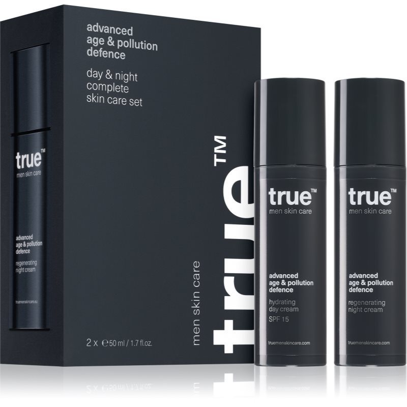 True Day and Night Complete Skin Care Set ZESTAW Regenerujący krem na noc 50 ml + Nawilżający krem na dzień dla mężczyzn 50 ml