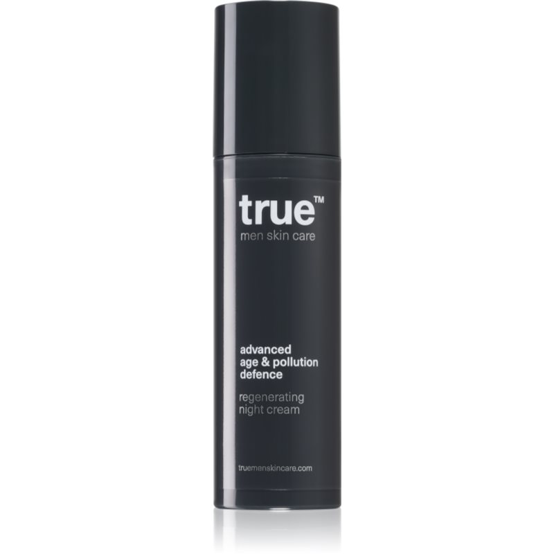 True men skin care - Regenerujący krem przeciwzmarszczkowy do twarzy na noc - 50 ml