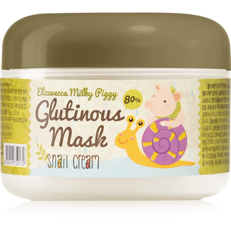 Elizavecca Elizavecca Milky Piggy Glutinous Mask 80% Snail Cream - 100 ml 2101489