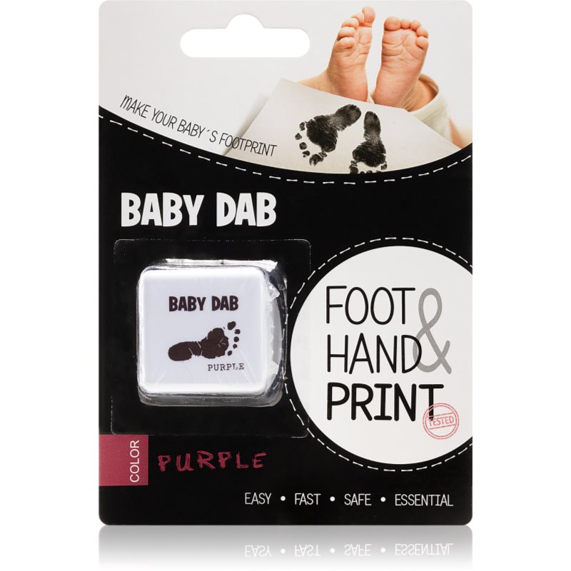 Baby Dab Foot & Hand Print Purple farba do odcisków dłoni 1 szt.