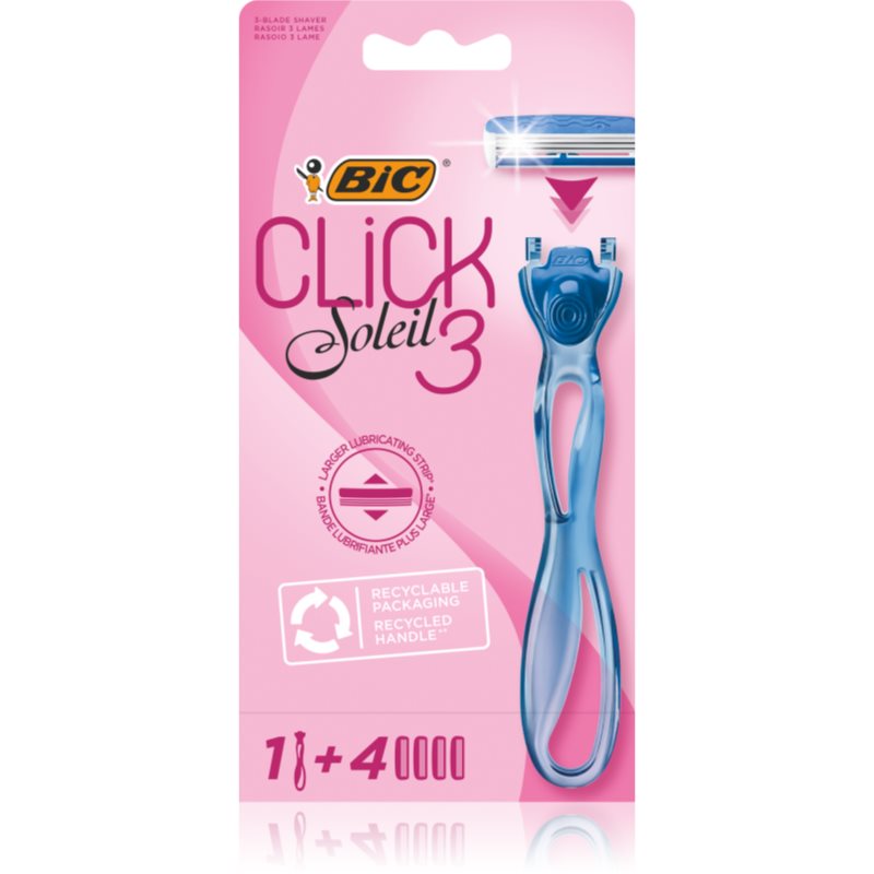 Bic Maszynka do golenia Soleil Click 3 (maszynka + 4 wkłady)